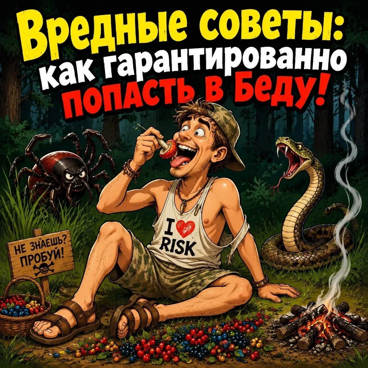 Вредные советы – КАК ПОПАСТЬ В БЕДУ на природе!