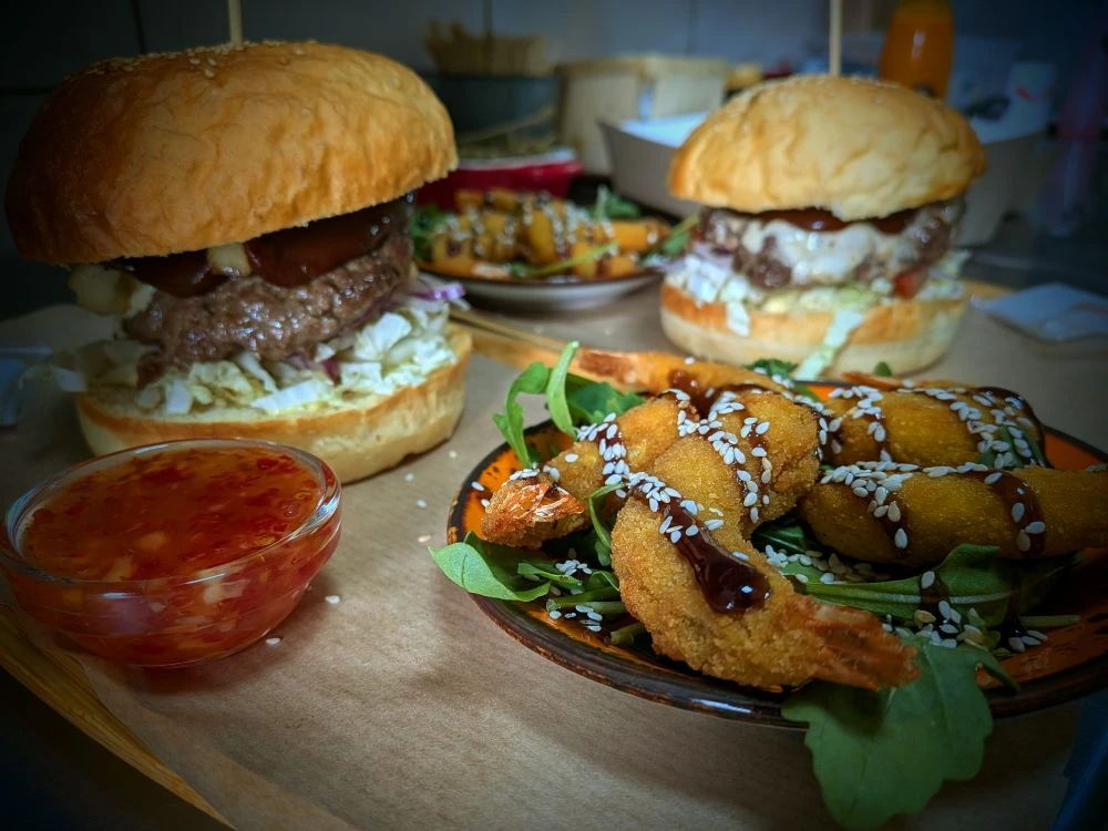 Степашка - бургер 🍔 классический 😌 Креветки 🍤 - БОЖЕСТВЕННЫЕ 🤌🏻