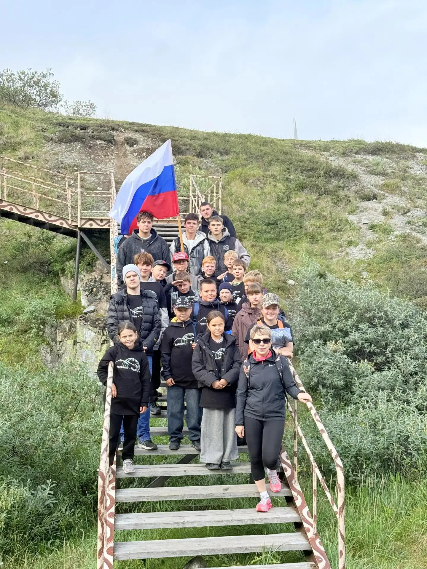 🇷🇺 Флаг России — на вершине «Пионерской»