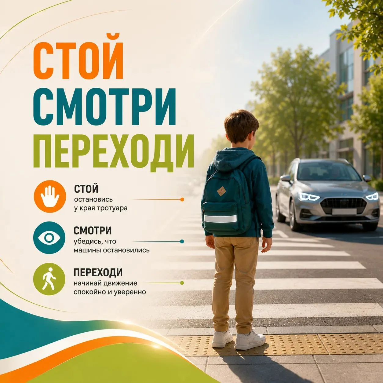 🚦 ПРОФИЛАКТИЧЕСКАЯ АКЦИЯ «ПРОПУСТИ ПЕШЕХОДА!»