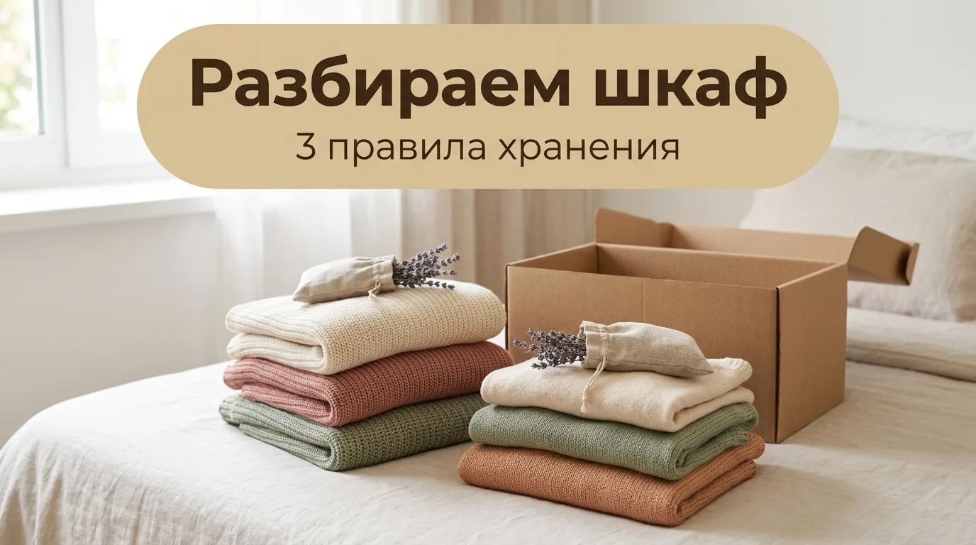 Август - самое время разобрать шкаф 🧺