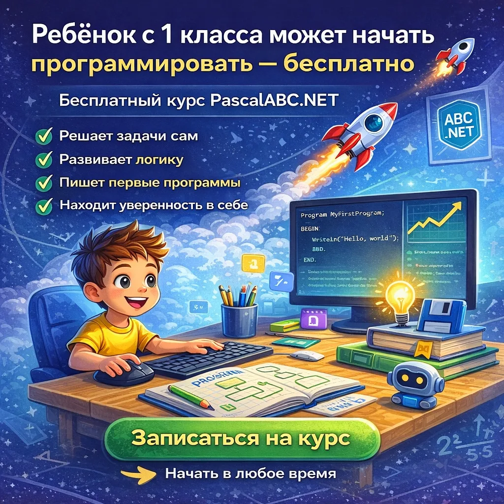 🚀 Ребёнок с 1 класса может начать программировать — бесплатно