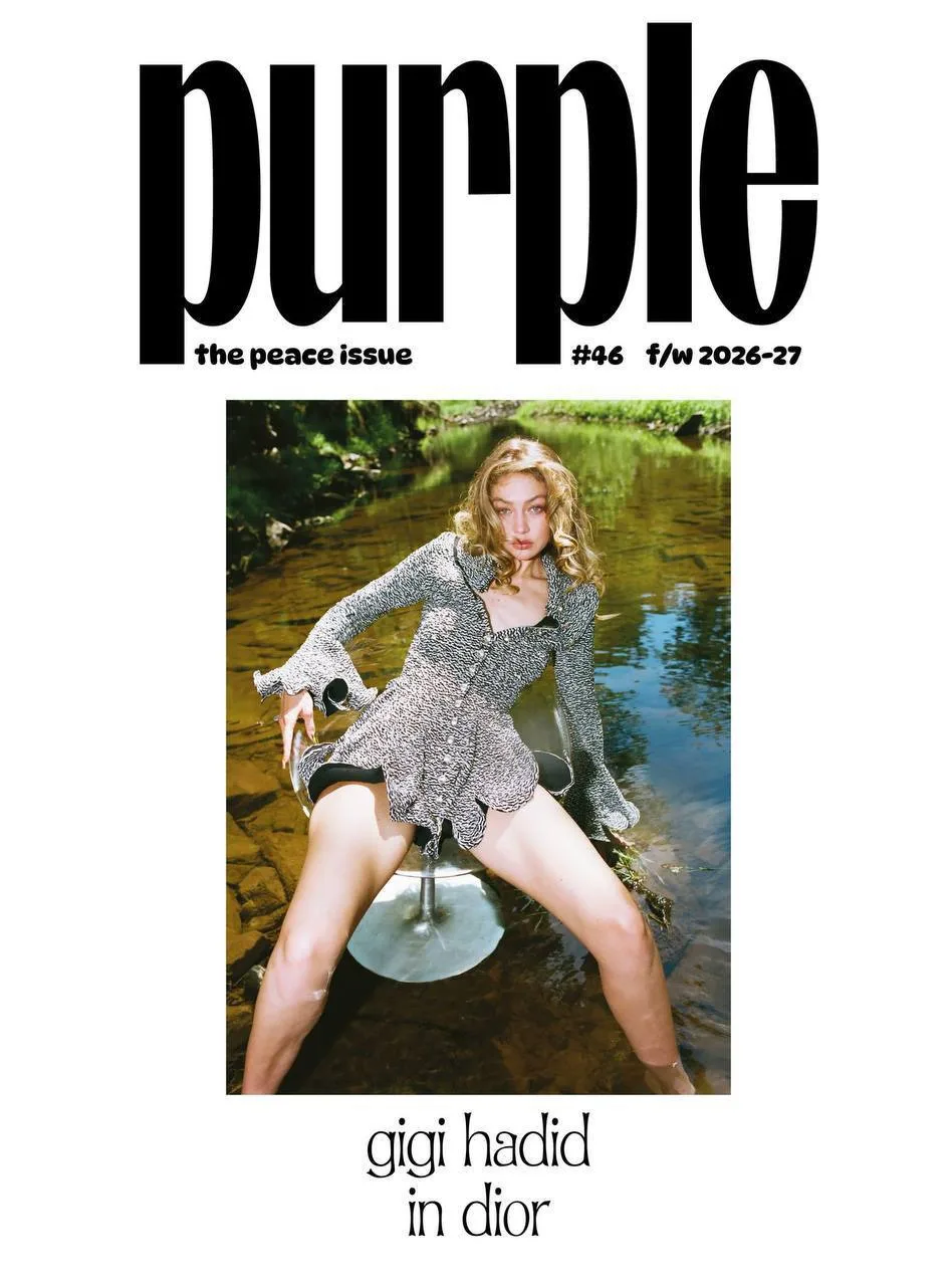 Большая съемка Джиджи Хадид для Purple Magazine 🪷
