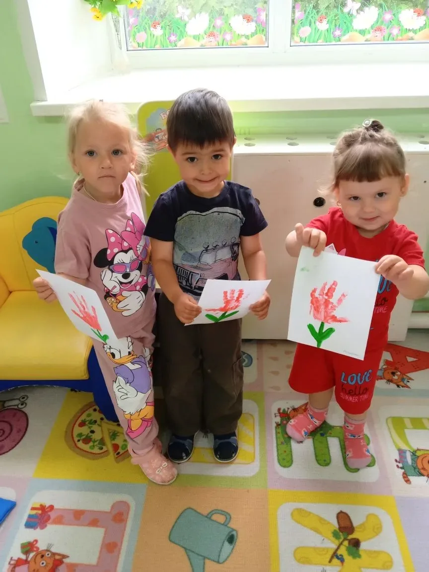 🎉 Волшебные цветы от наших малышей! 🎉