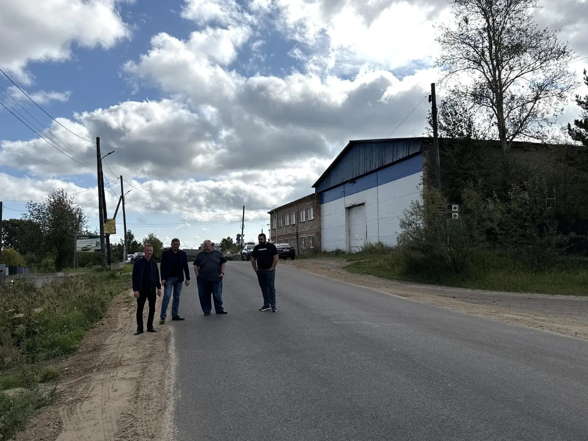 В Енисейске отремонтировали дорогу по улицам Промышленная и Бограда