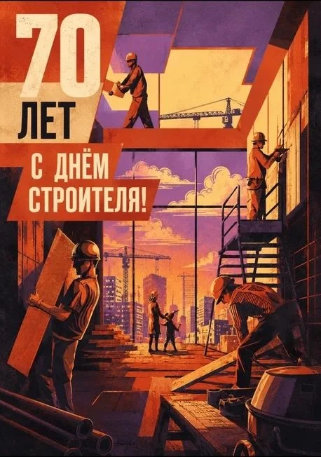 Поздравляем всех строителей, инженеров, проектировщиков, мастеров и ветеранов отрасли с...