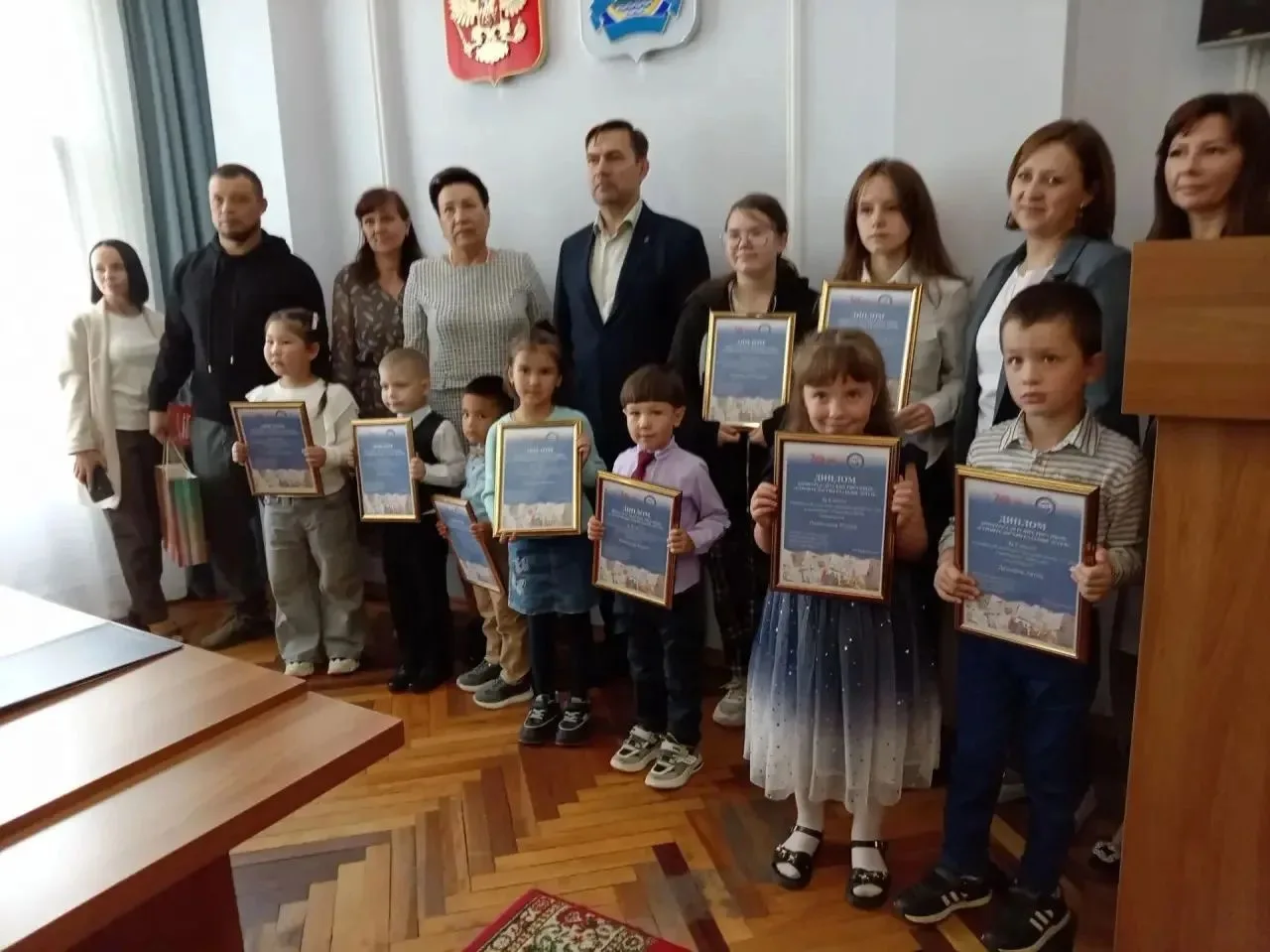 Сегодня в г. Улан-Удэ в Правительстве Республики Бурятия нашим воспитанникам были вруче...