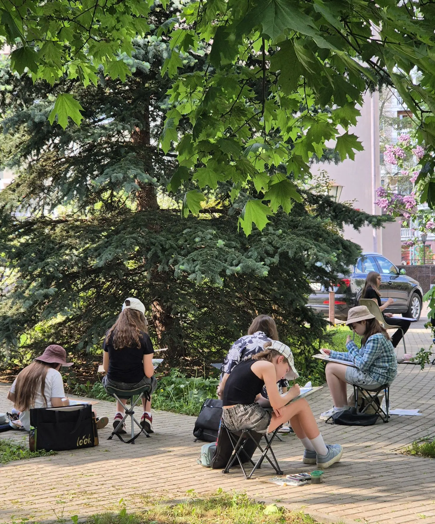 Закончились просмотры и начались пленэры!😍