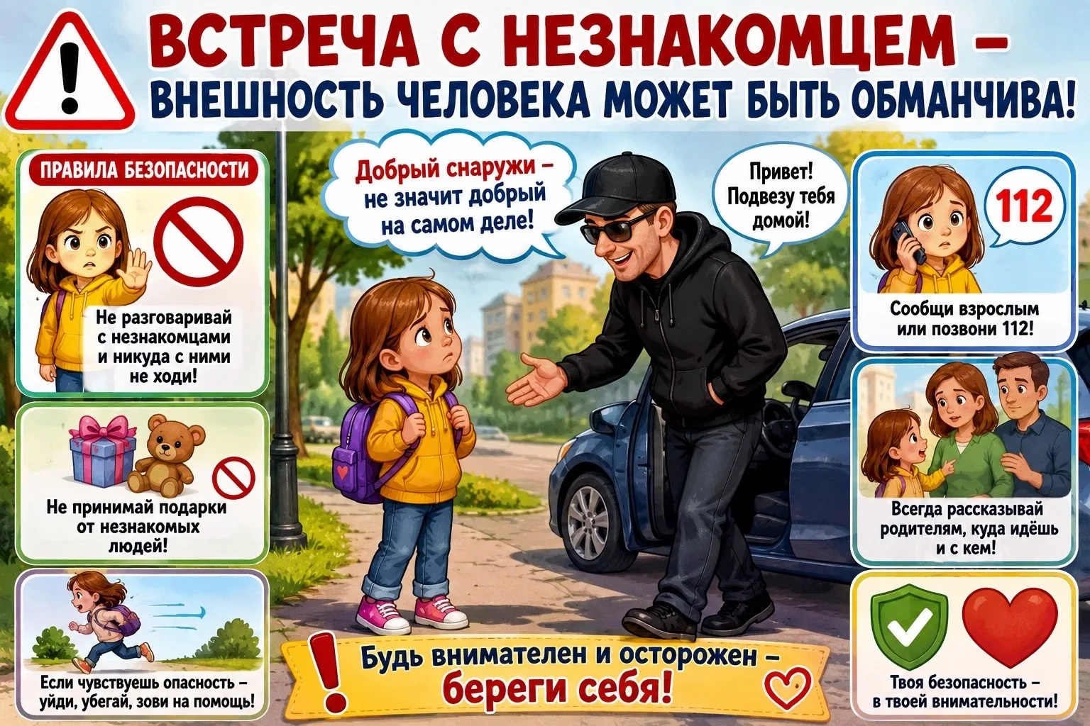 «Встреча с незнакомцем: внешность человека может быть обманчива»