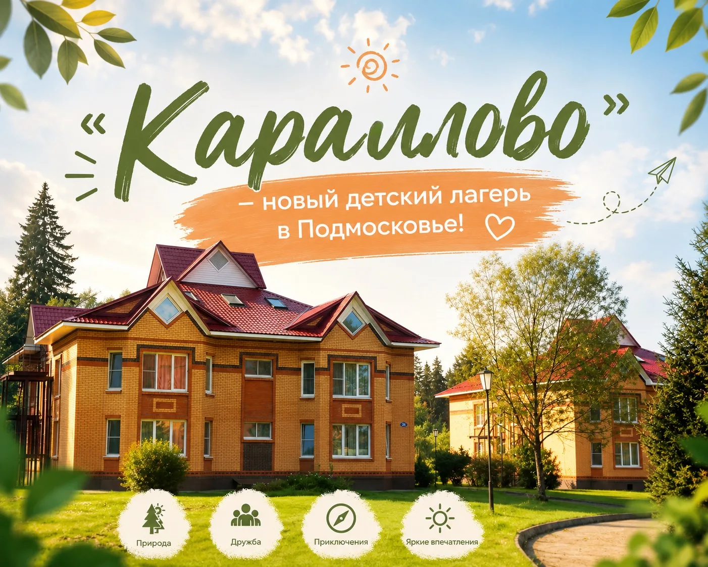 В Подмосковье начал работу новый детский лагерь «Караллово»

В Одинцово открыл свои двери современны