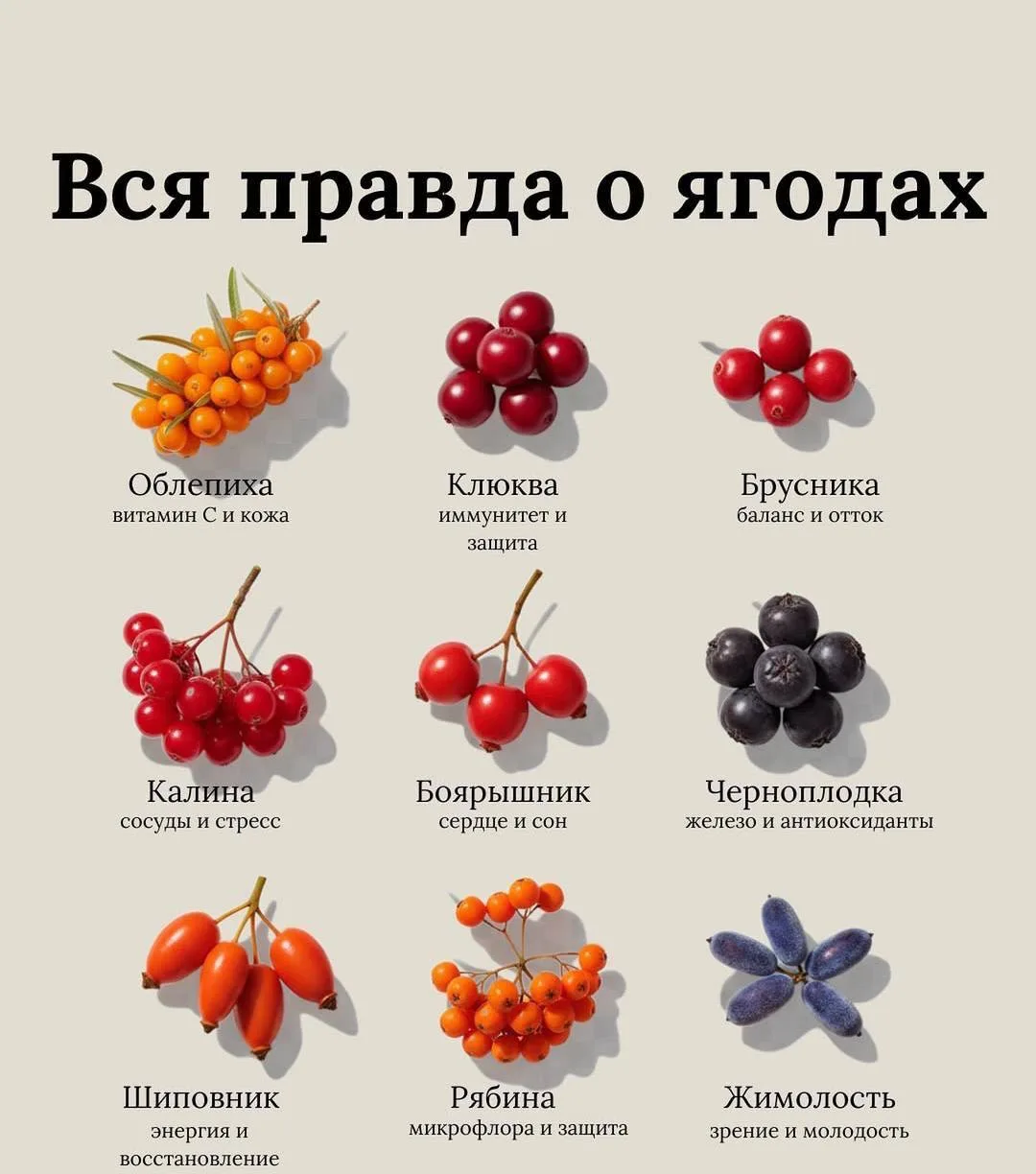 Вся правда о пользе ягод