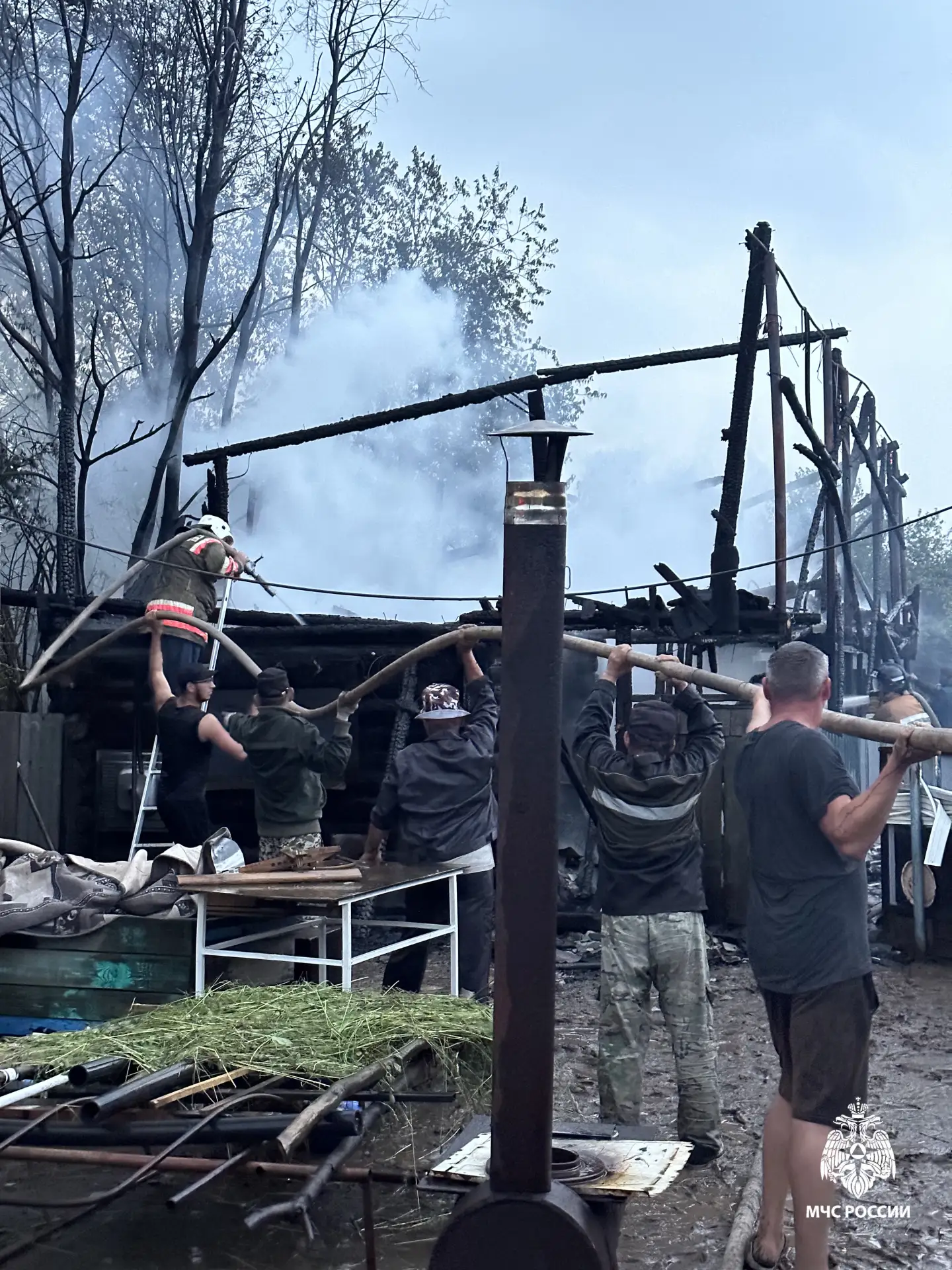 Последствия непогоды: в Башкортостане из-за ударов молний произошли пожары