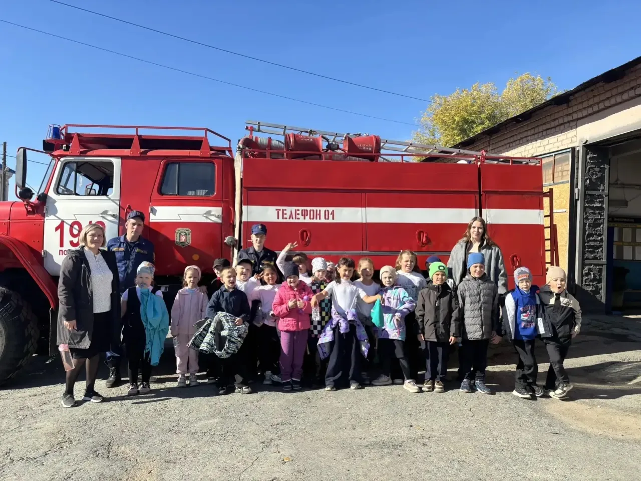 Экскурсия в пожарную часть 🚒