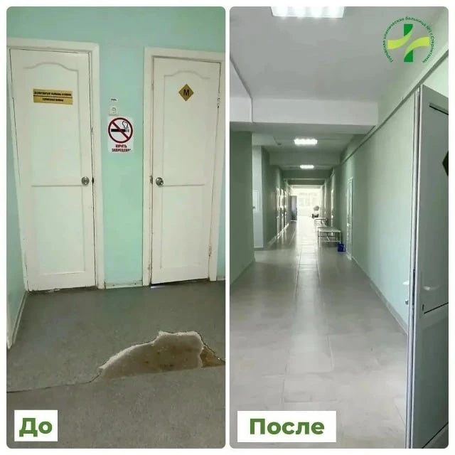 В ГКБ №1 Стерлитамака привели в порядок ожоговое отделение.

В городской больнице №1 продолжают обно