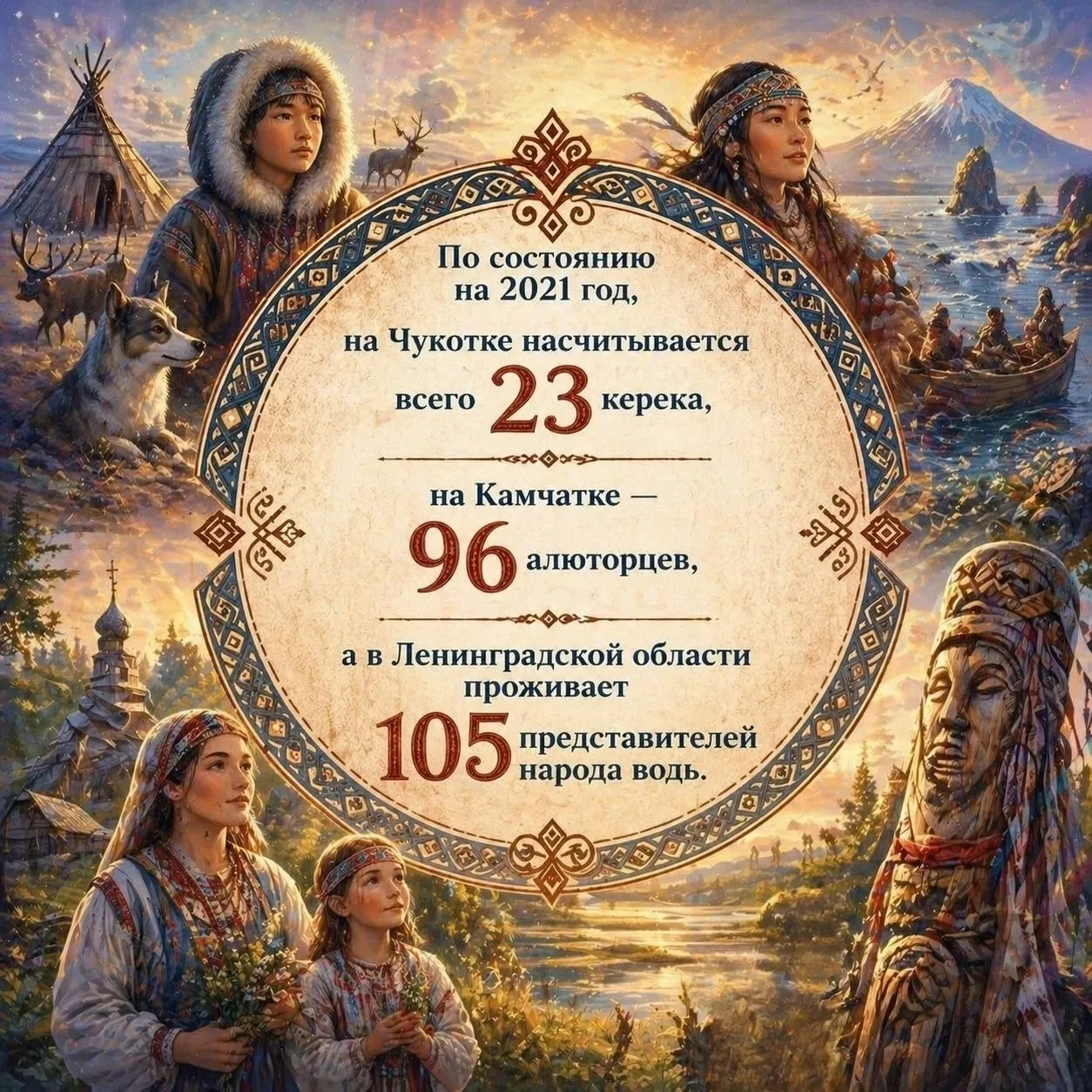 📢Рубрика #ГодЕдинства_125 🌟 Впервые отмечается День коренных малочисленных народов Российской Федера