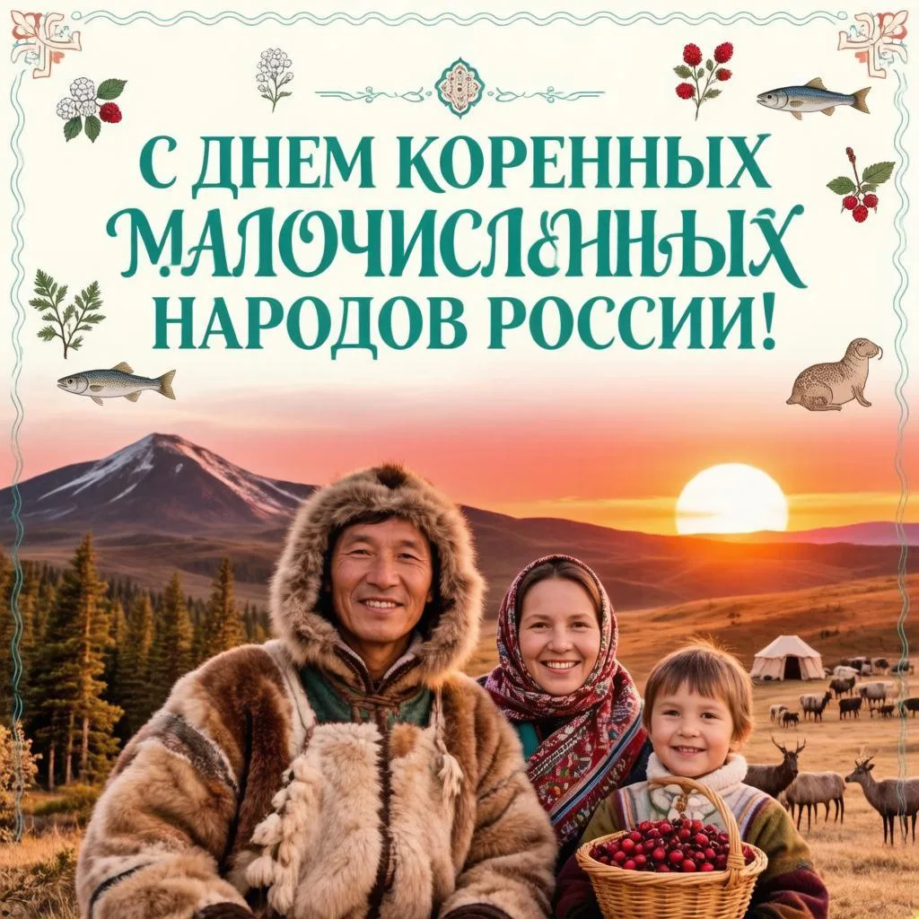 Дорогие друзья, поздравляю вас с Днём коренных малочисленных народов!  🇷🇺 Эта значимая дата посвящен
