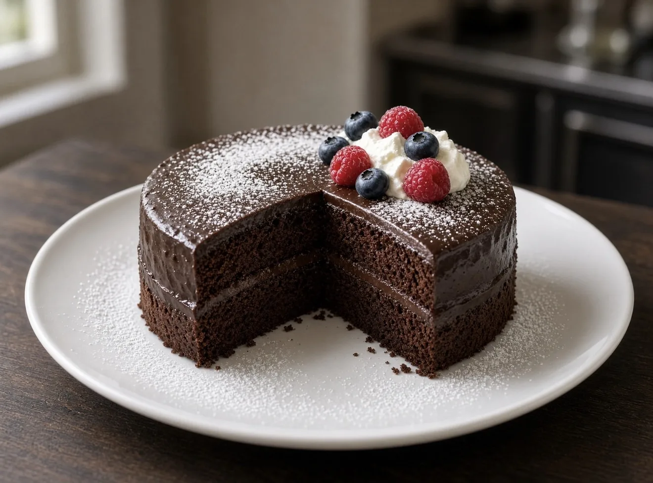 🍫 Сумасшедший пирог: шоколадный торт без яиц, молока