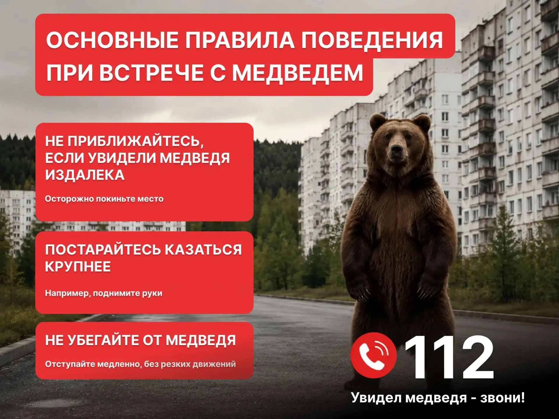 Приняли решение о необходимости признать участившиеся выходы медведей угрозой ЧС и ввес...