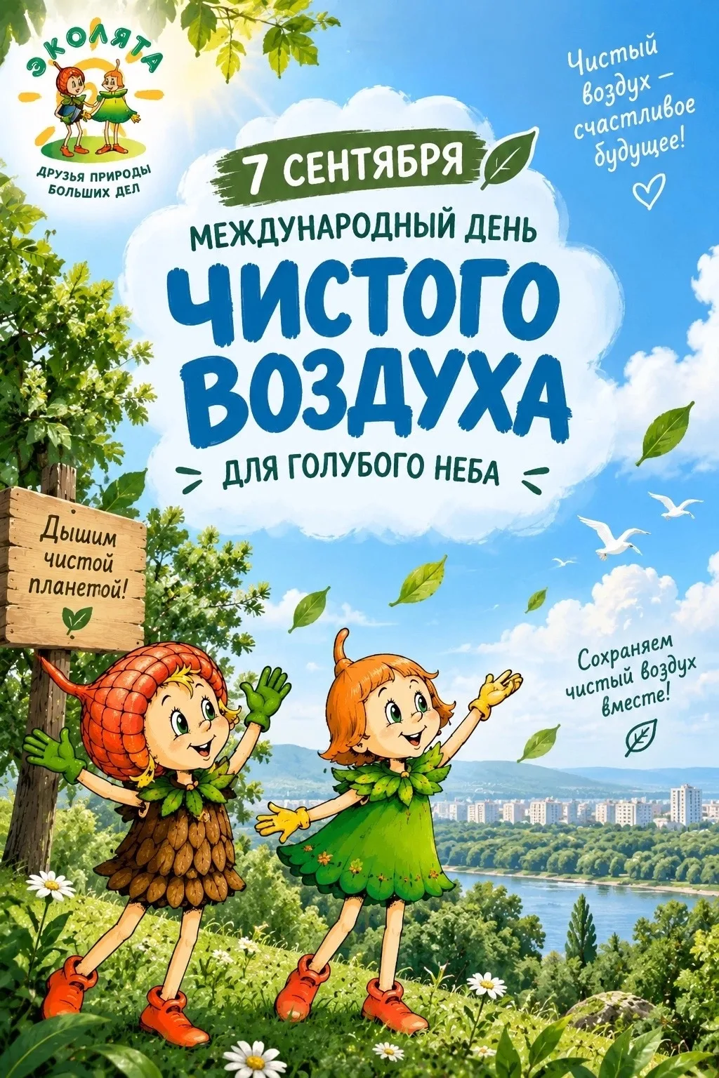 🌬️ 7 сентября — Международный день чистого воздуха для голубого неба