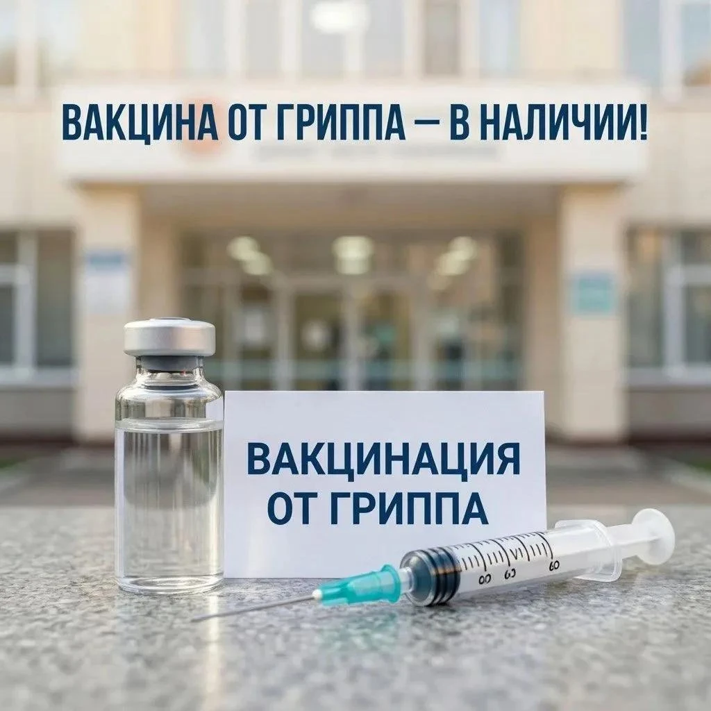 В ЦРБ поступила вакцина от гриппа 💉