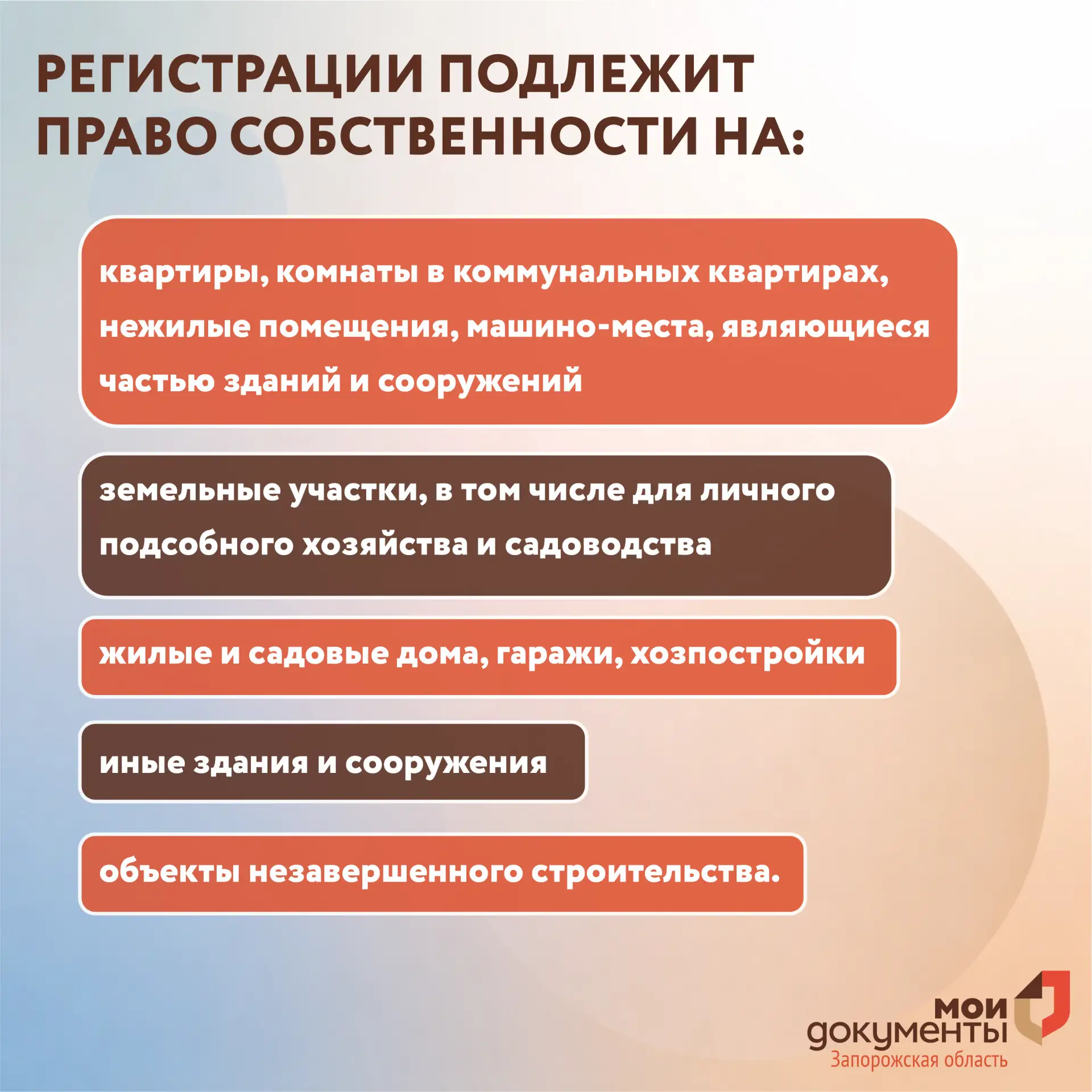Какие документы нужны для регистрации прав на объекты недвижимости   В связи с внесенными изменениям