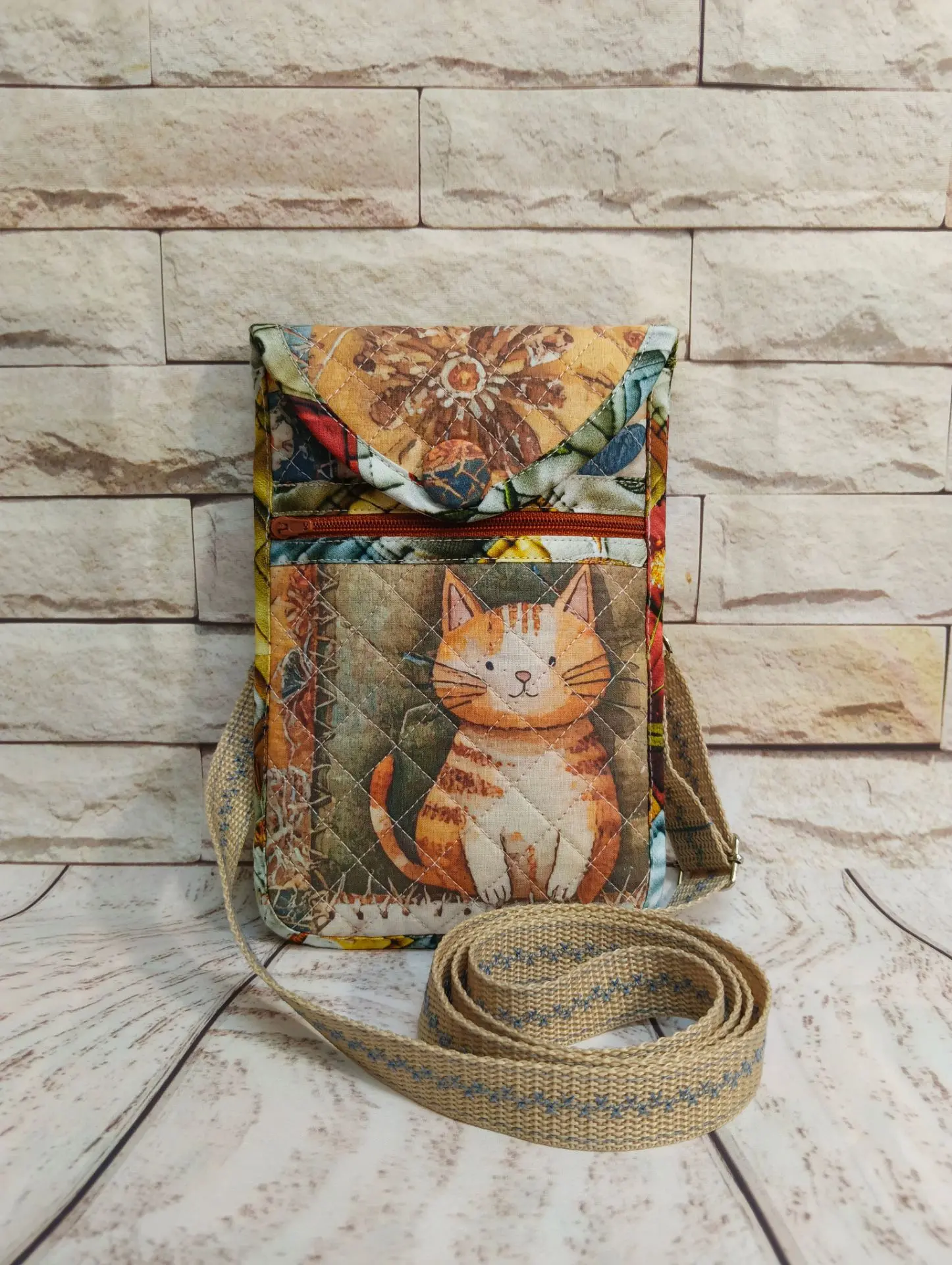 Сумочка с котиком. В наличии.