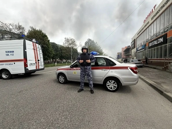 Взрыв газовой АЗС в Пятигорске обошёлся без жертв, в том числе благодаря подвигу росгвардейца, СКР в