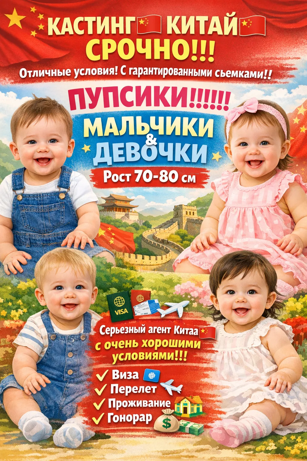 Кастинги для детей и подростков
