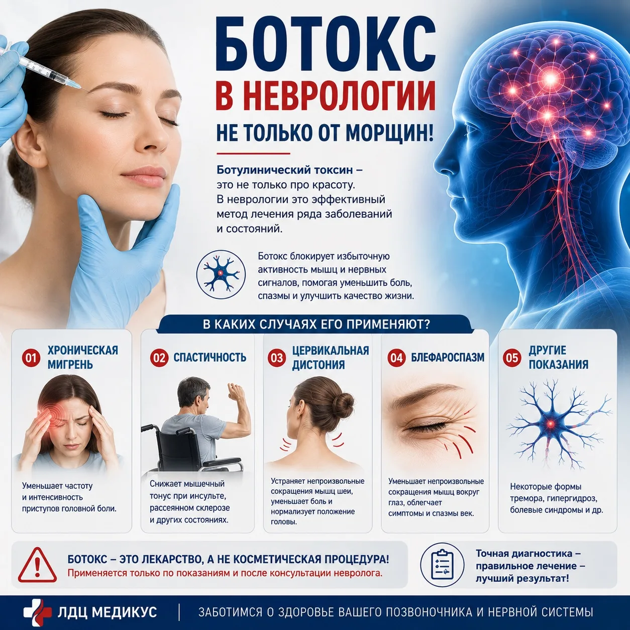 БОТОКС В НЕВРОЛОГИИ: НЕ ТОЛЬКО ОТ МОРЩИН 💉🧠