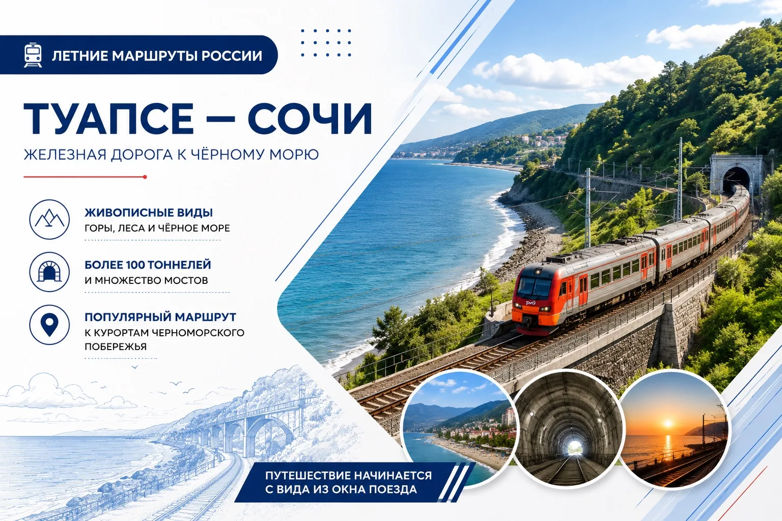 🚆 Летние маршруты России

Продолжаем путешествовать по самым красивым железнодорожным направлениям 