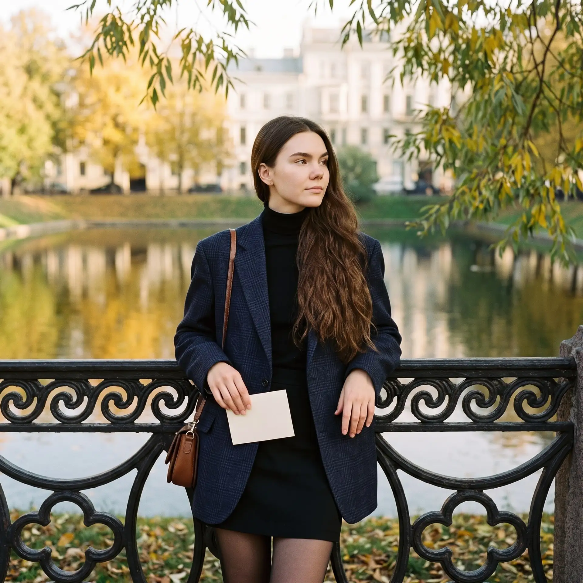 Осенний портрет на городской набережной 🍂