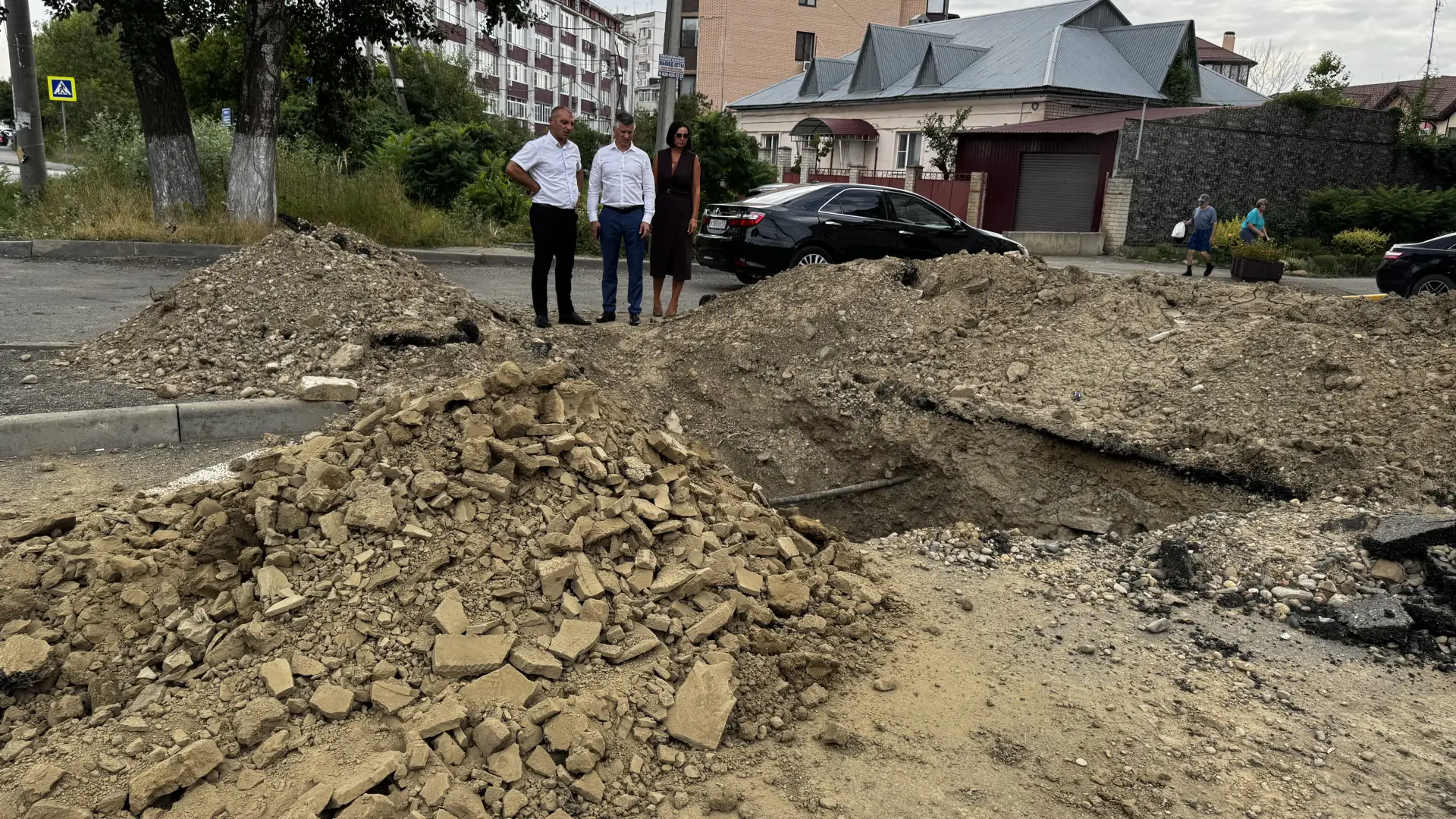 Ещё один важный проект – капитальный ремонт водовода на участке от пересечения улиц Чер...