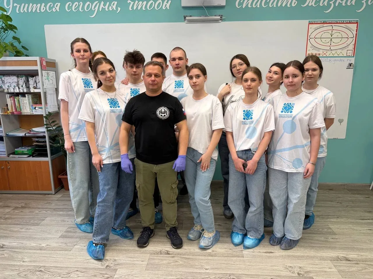 Учащиеся педагогического класса приняли участие в  мастер-классе от руководителя Белгородского регио