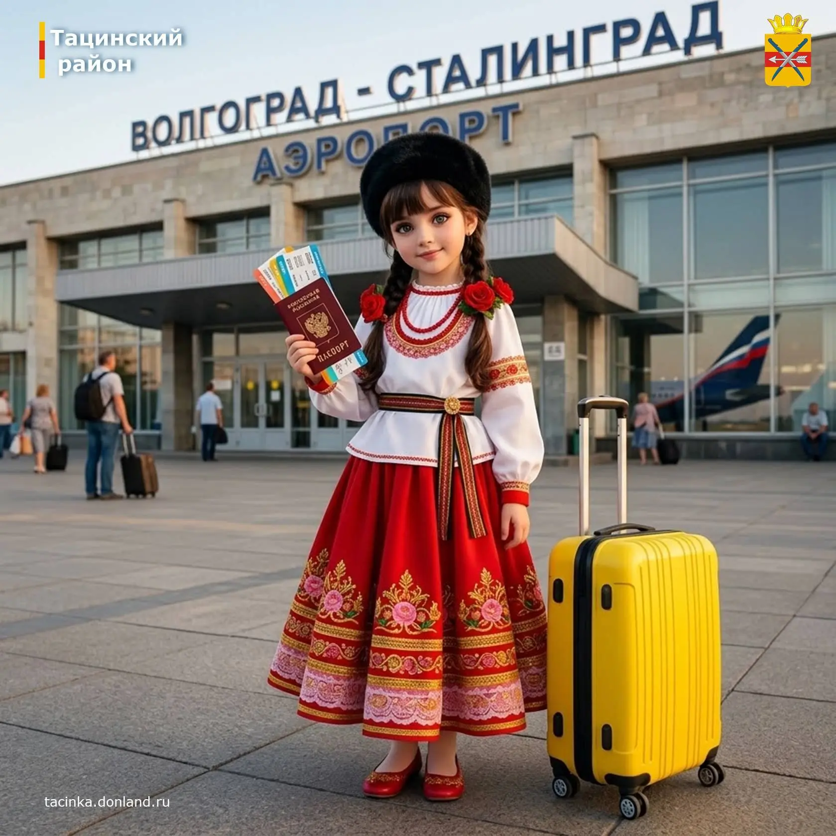 Привет, друзья! Это Настасья, ваш дружелюбный маскот администрации Тацинского района. С...