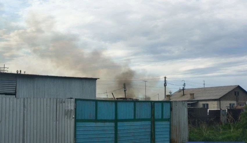 Под Магнитогорском сгорели баня и сарай — пострадавших нет  Пожар произошёл в одном из пригородных п