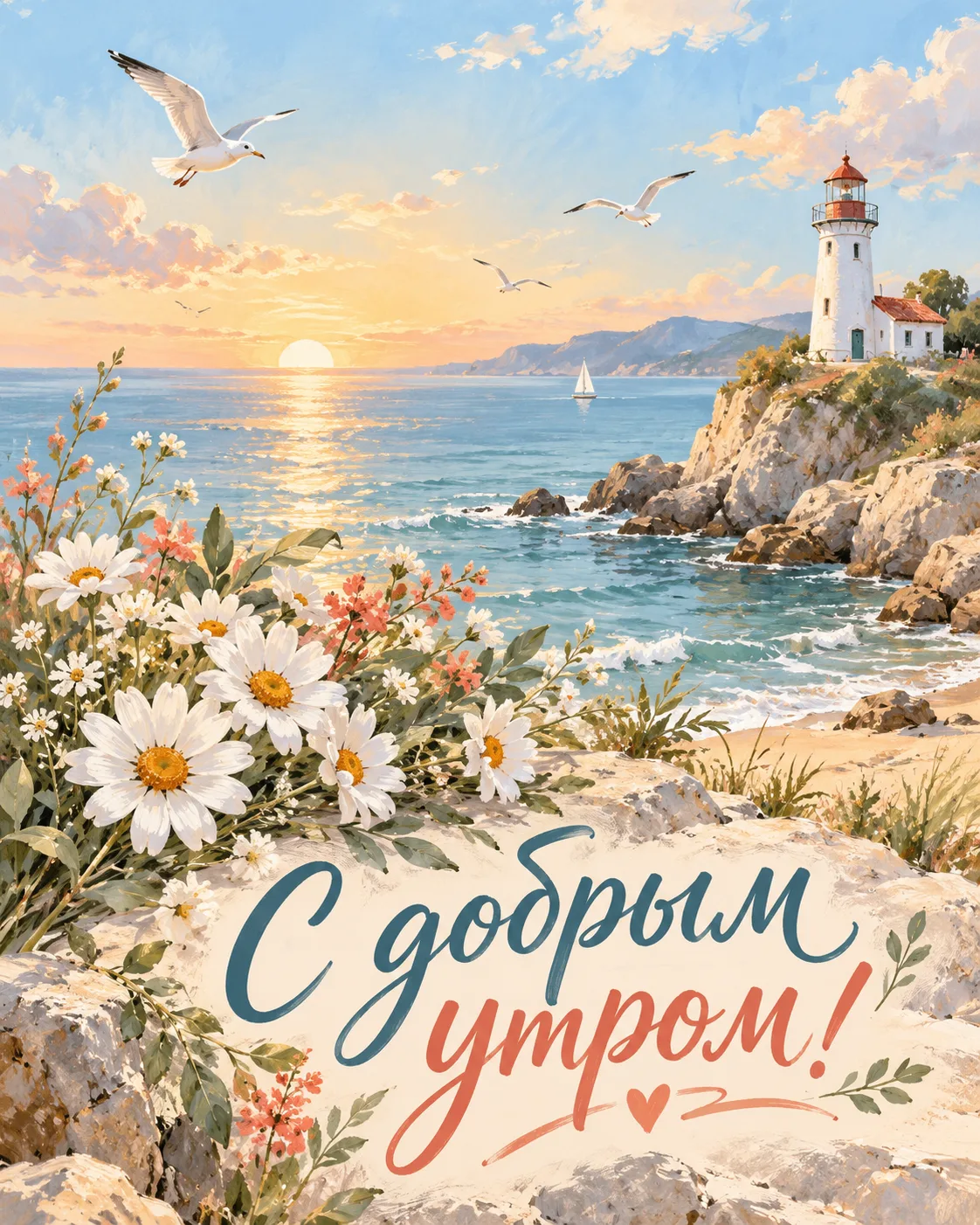 Пусть утро будет лёгким и ясным ✨