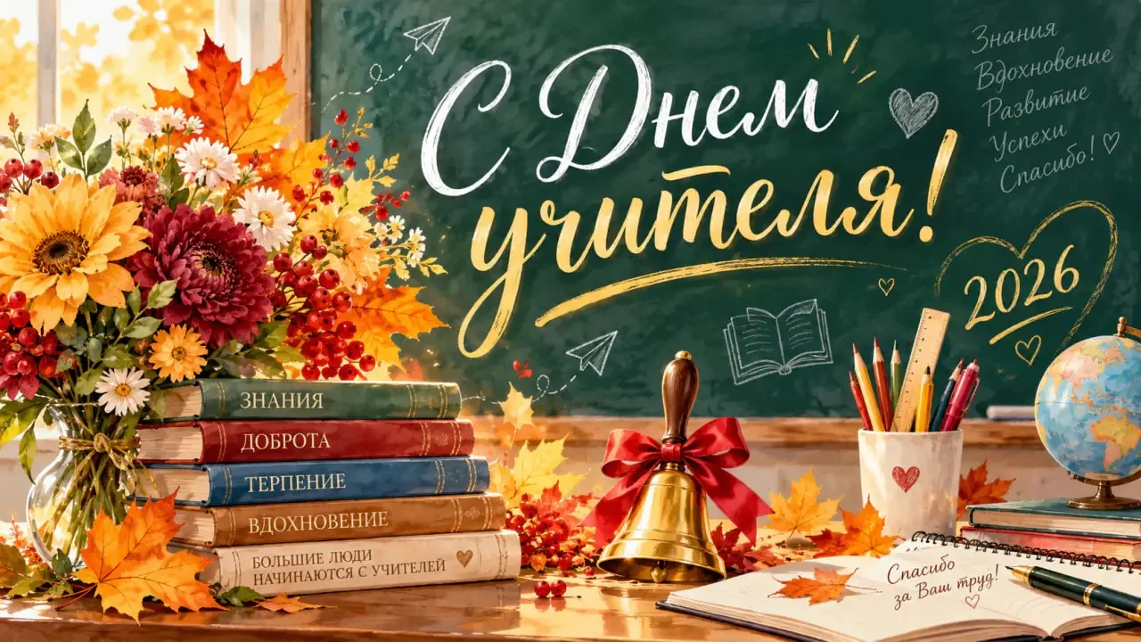 🎉 В честь Дня учителя — особенный подарок от наших учеников! 🎉