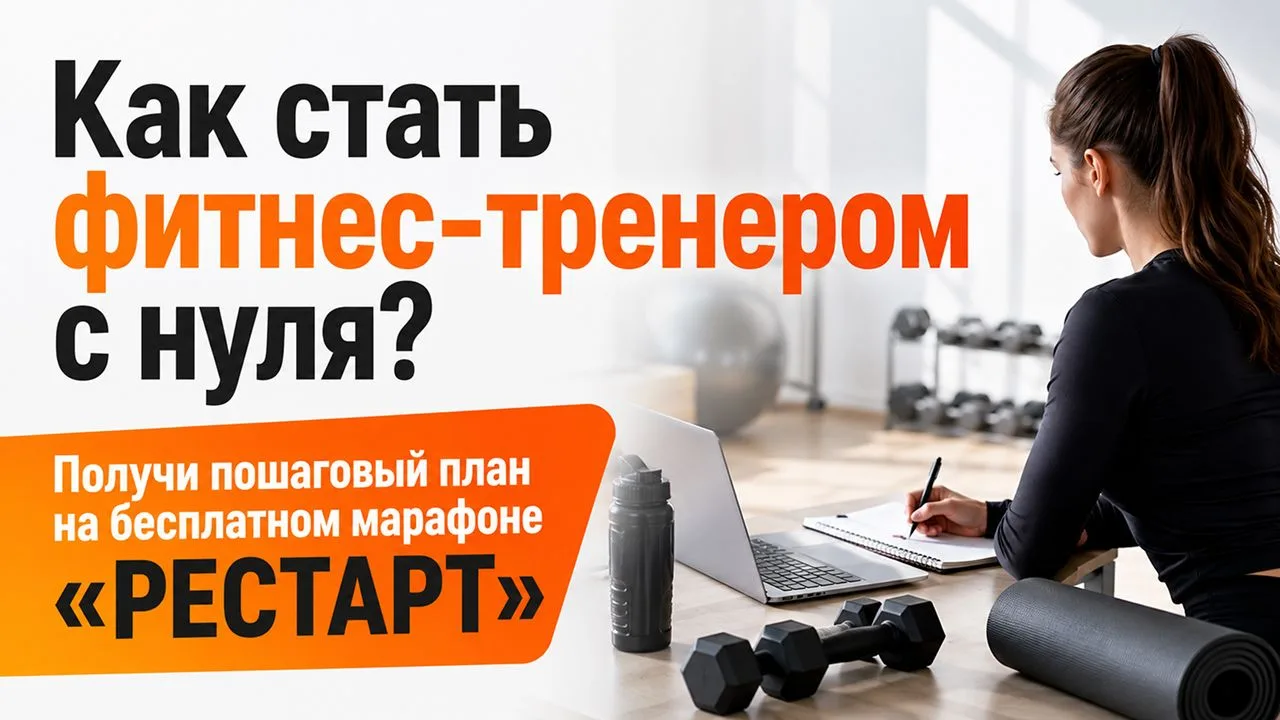 Чтобы стать востребованным фитнес-тренером, необязательно иметь спортивное прошлое