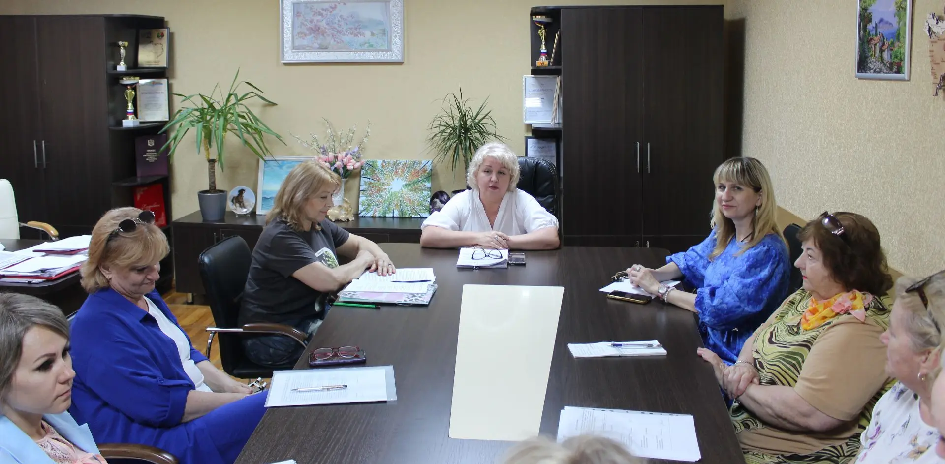 📌Заместитель главы администрации Сакского района Светлана Дорошенко провела очередное заседание Меж