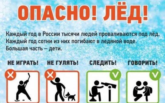 С наступлением тёплых дней резко начинается таяние снега и весенний паводок. Лёд на вод...