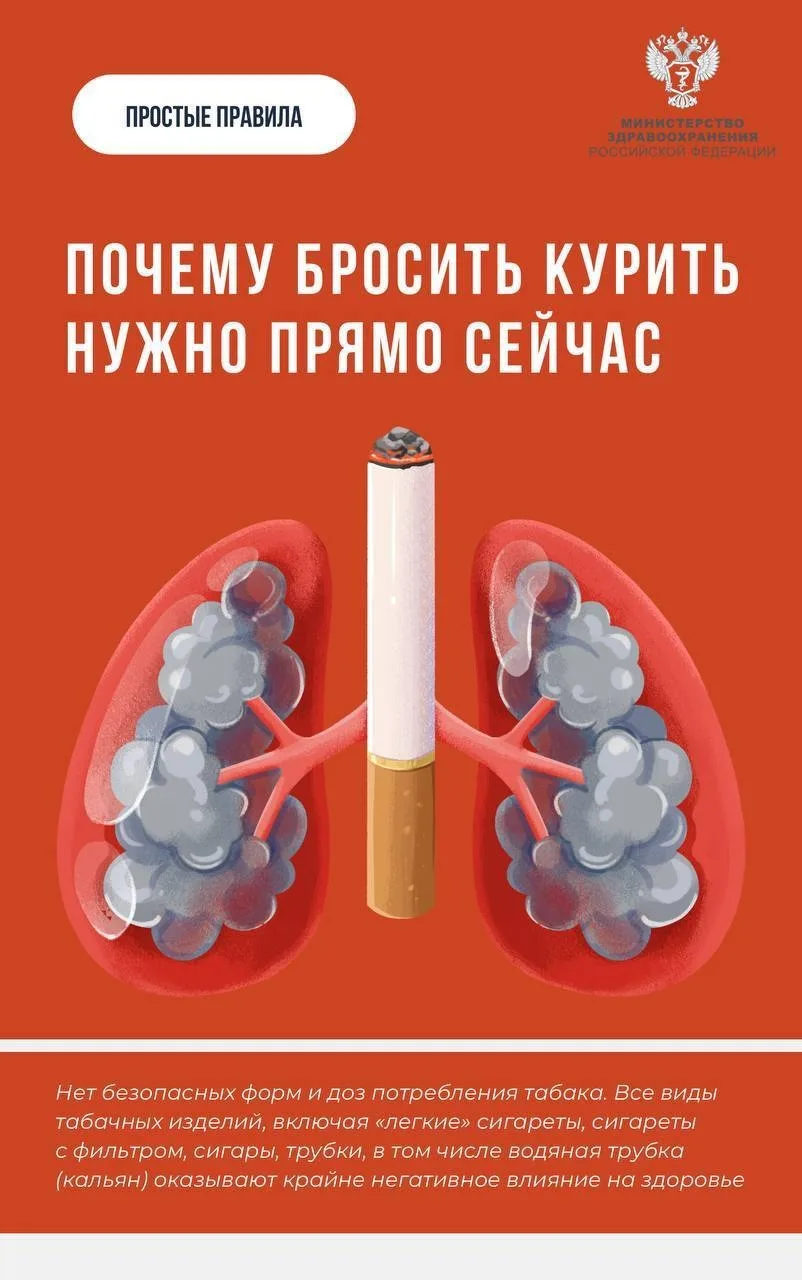 #ПростыеПравила: Почему бросить курить нужно прямо сейчас, рассказал главный внештатный...
