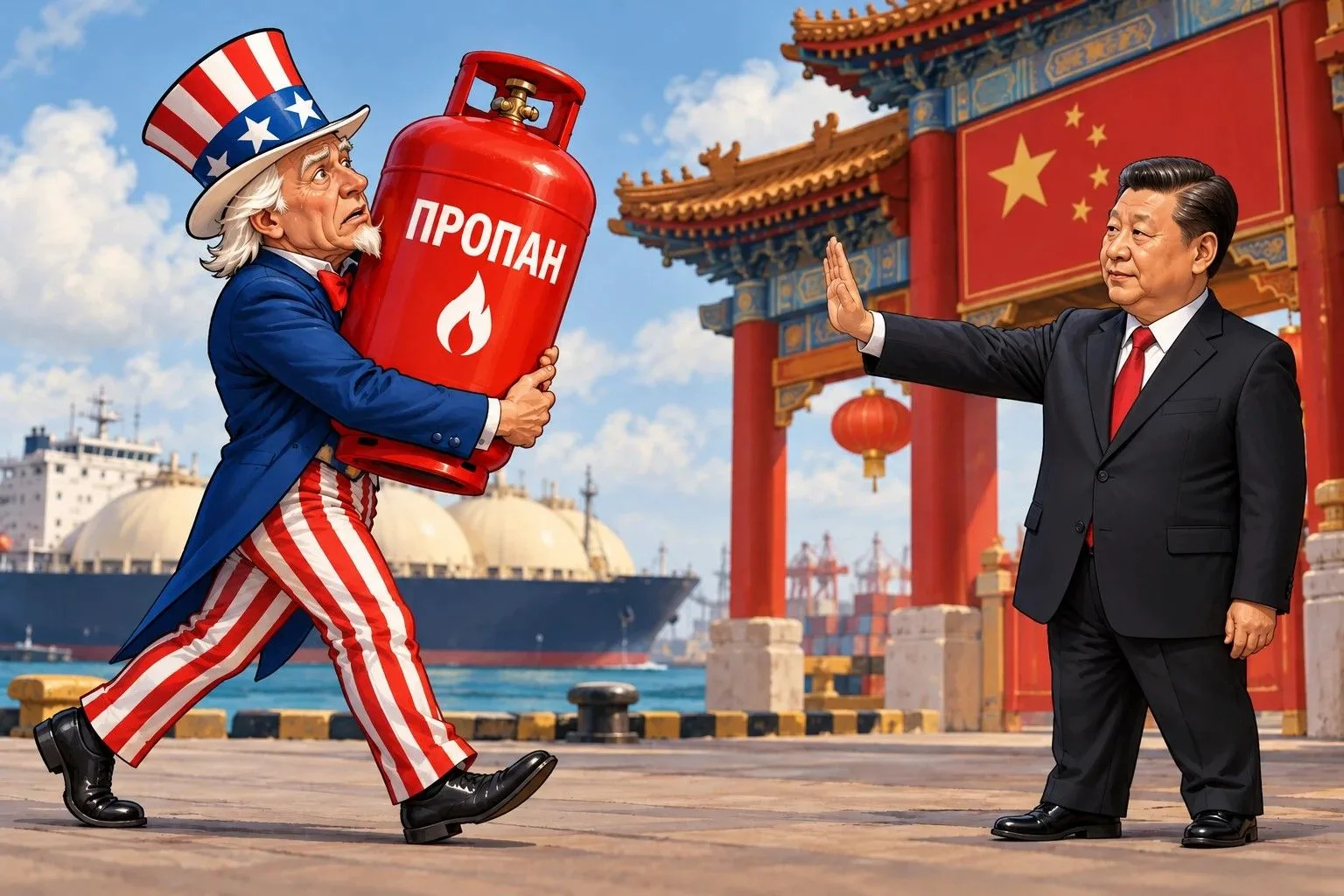 Китай сократил закупки пропана в США