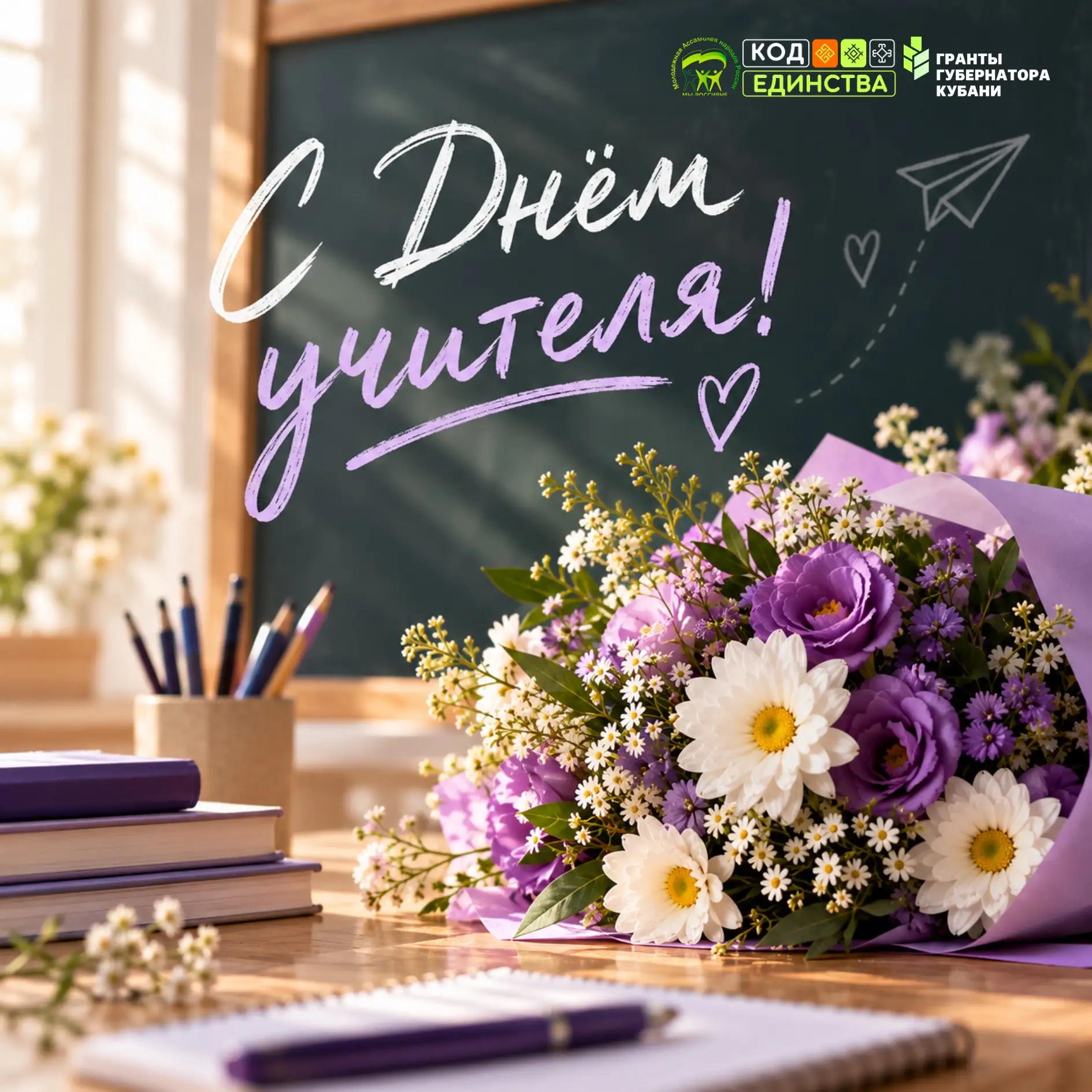 💜 С ДНЁМ УЧИТЕЛЯ!