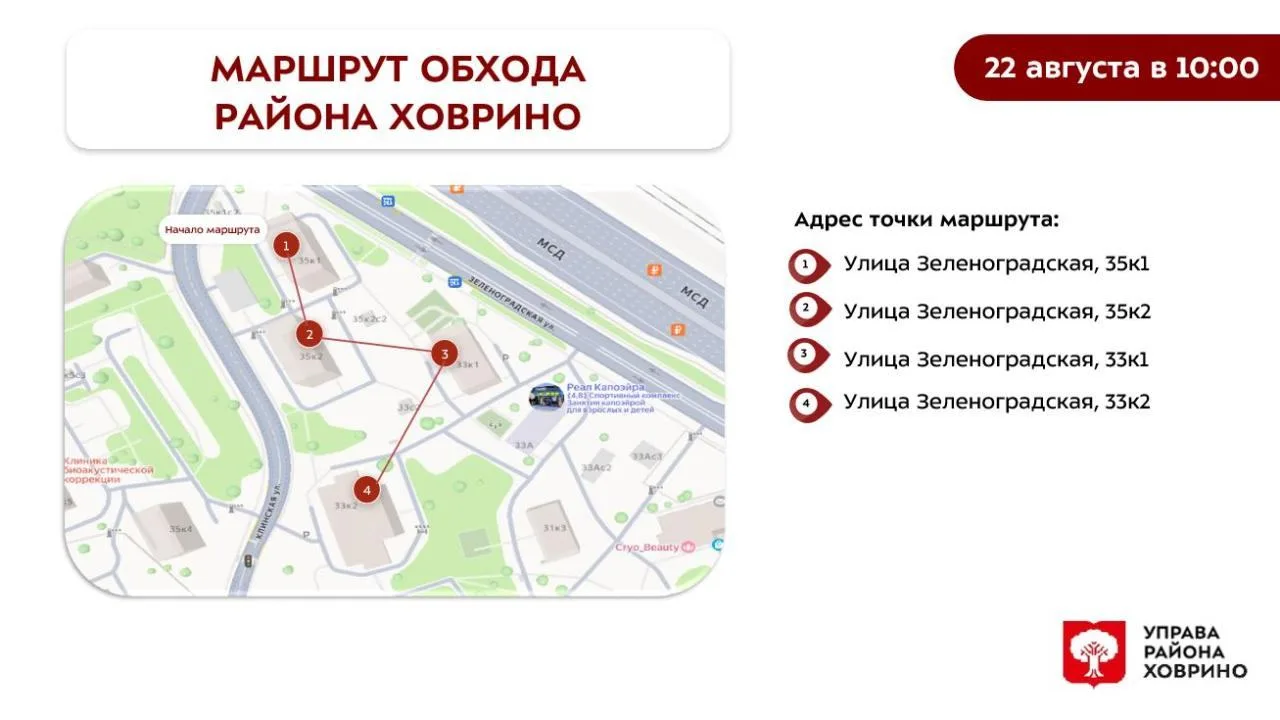Обход территории района