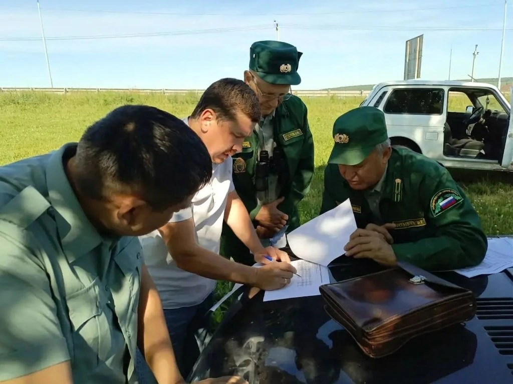 Заместитель министра 
лесного хозяйства Республики Башкортостан Юнир Садыков провел выездной осмотр 