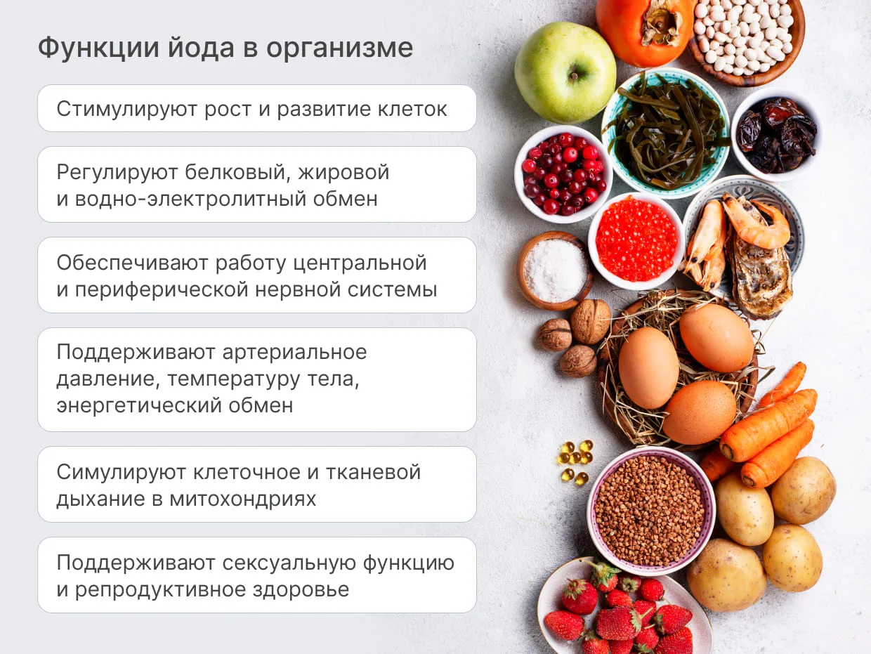 Зачем организму йод?