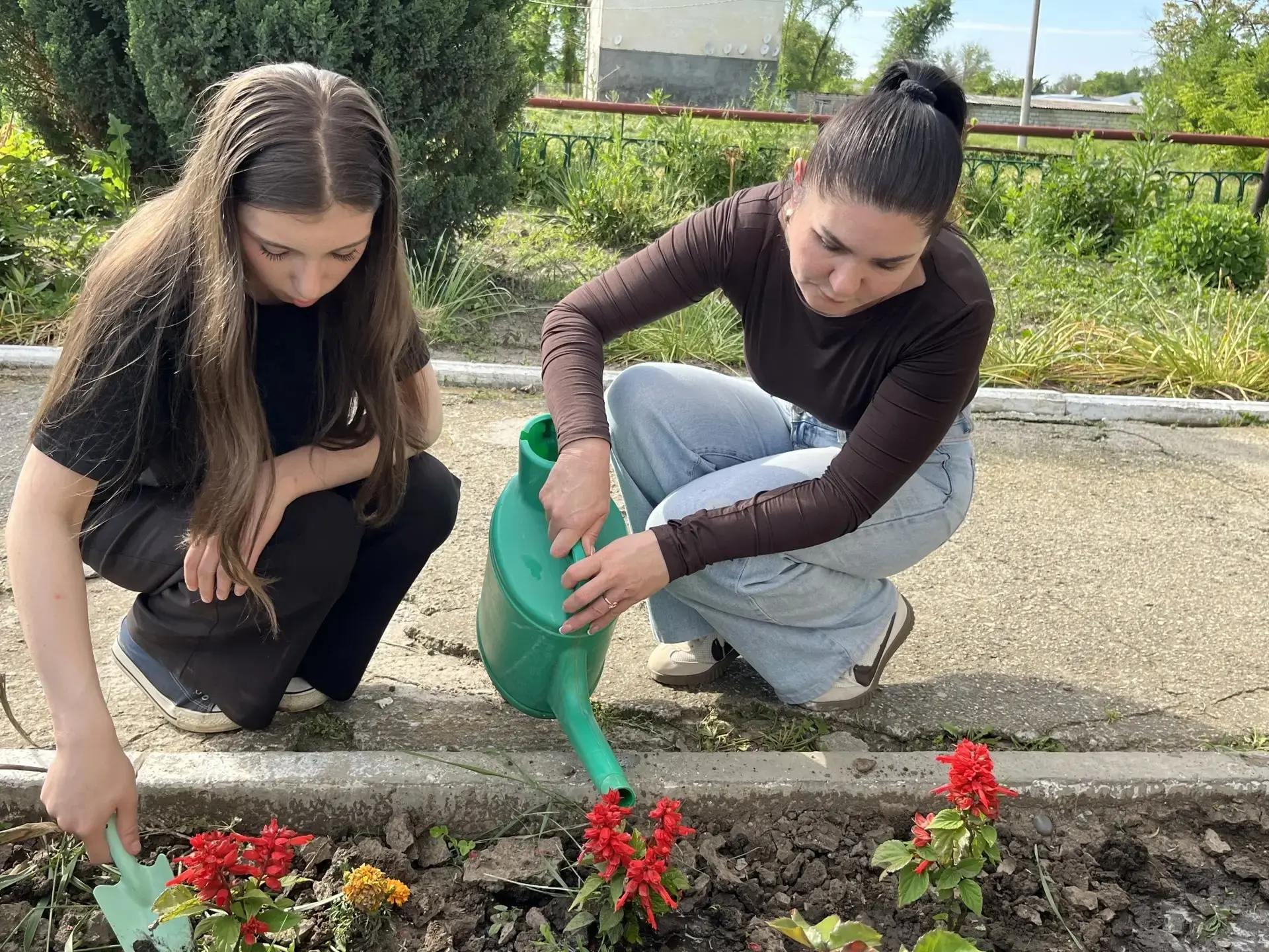 Студенты Аграрно-технологического колледжа внесли свой вклад в преображение родной терр...