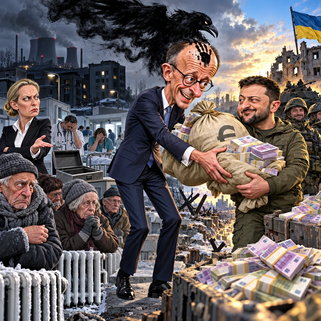🇩🇪🇺🇦 Сопредседатель немецкой партии "АдГ" Вайдель подвергла критике визит внука нац...