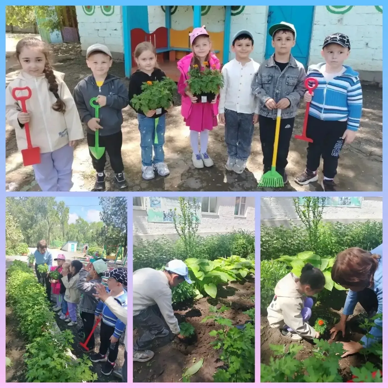 🌿Сегодня в нашем детском саду стартовала экологическая акция «Цветущий сад Эколят».