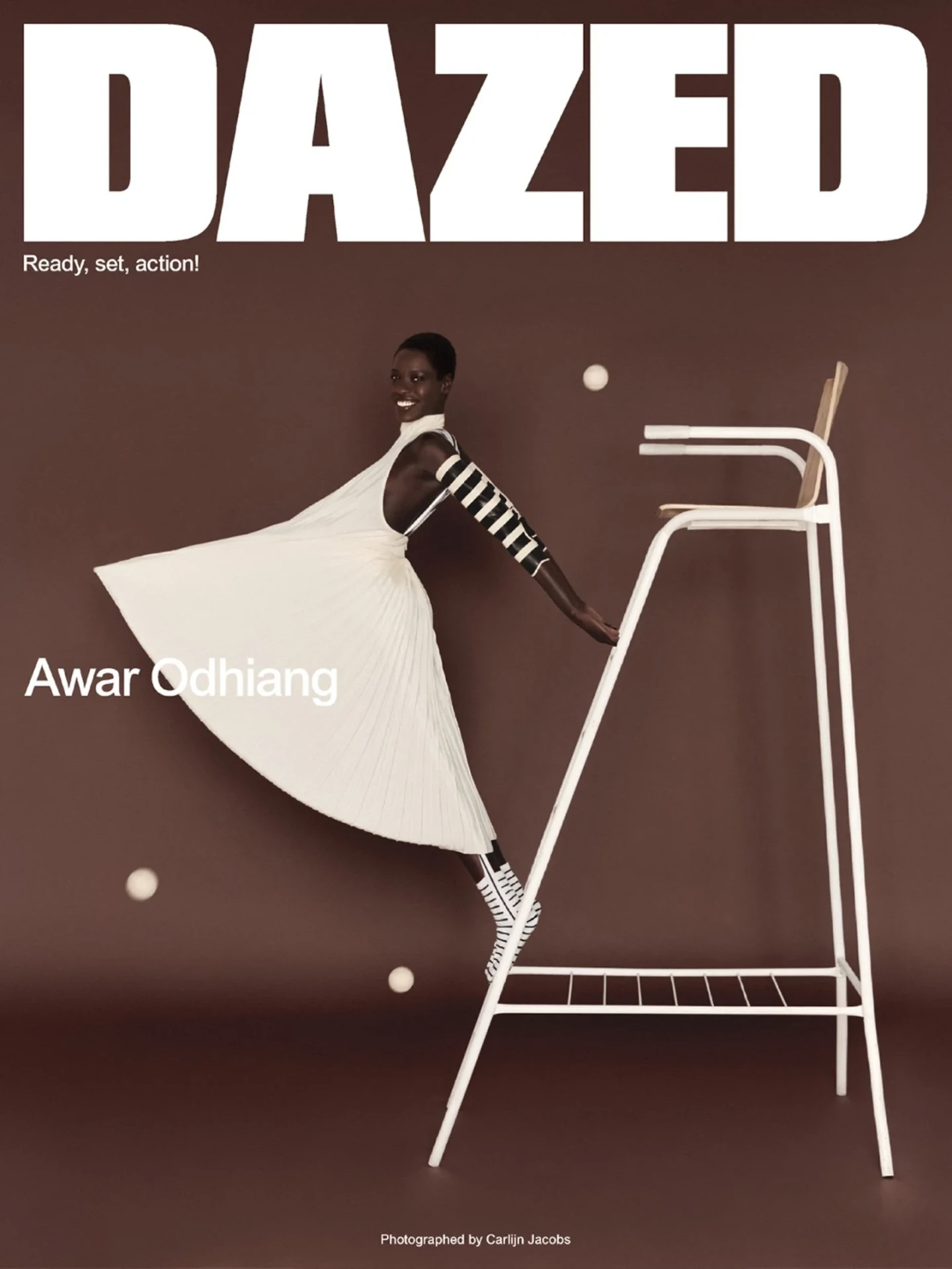 Еще сегодня давайте посмотрим симпатичную обложку (одну из серии) DAZED, состоящую из м...